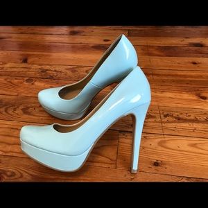 Chinese Laundry Heels 6.5 Mint Green Patent